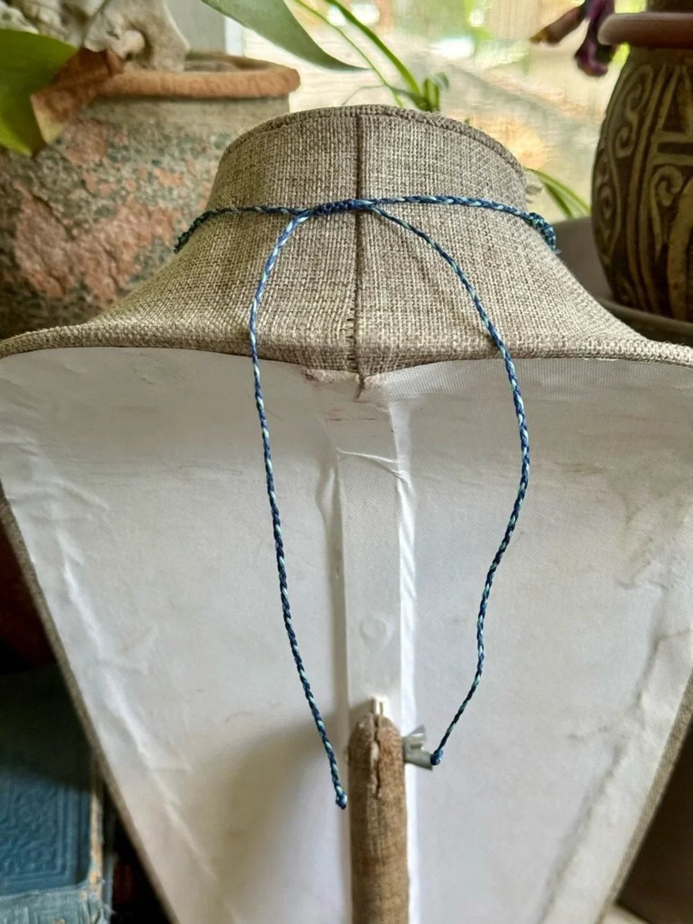 Boho Micro Macrame Choker Necklace - Picture 5 of 5